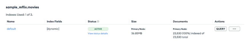 Search indexes