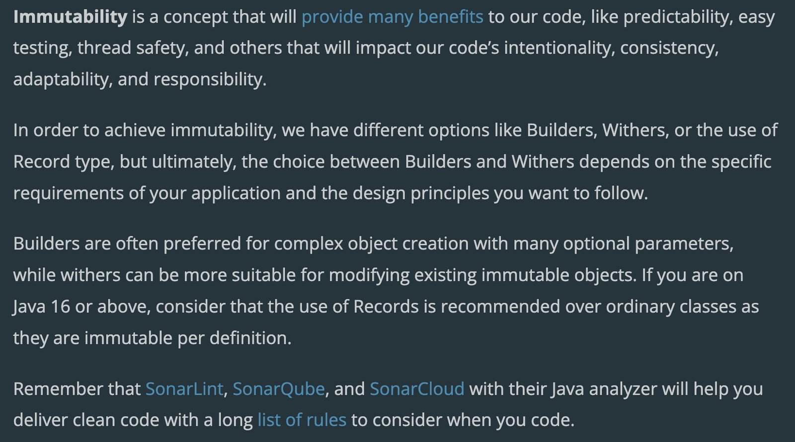 Builders, Withers, and Records - Java’s path to immutability