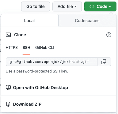 Building Project Panama's jextract tool by yourself