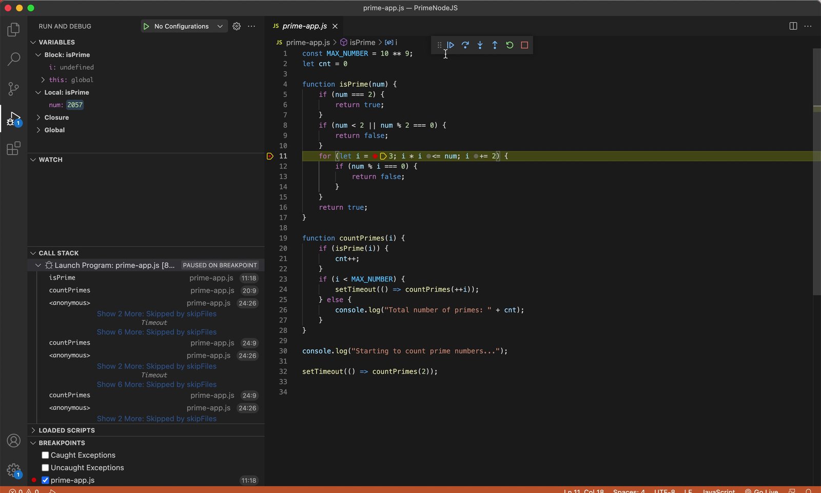 Running on VSCode