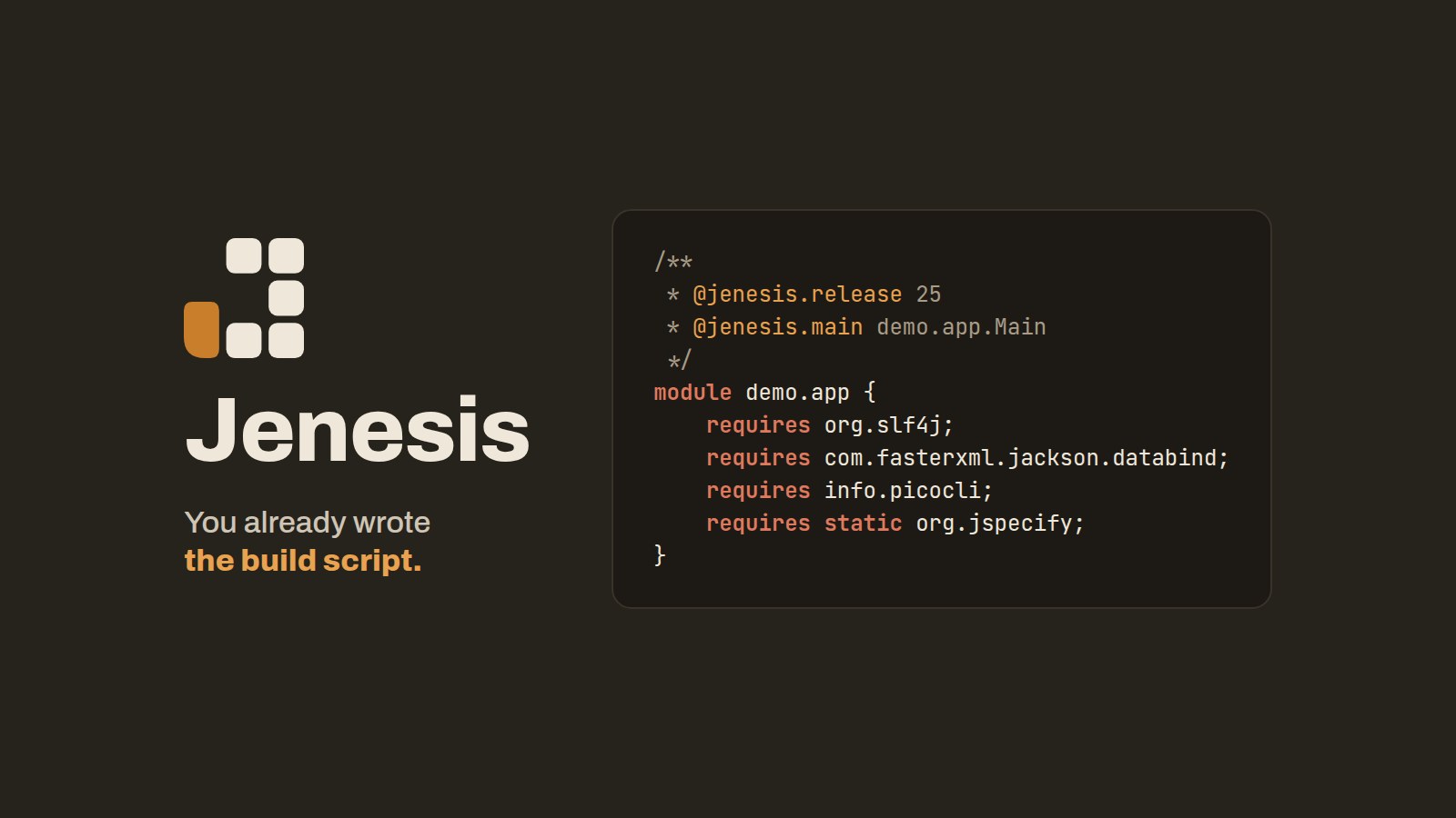Introducing Jenesis: You Already Wrote the Build Script