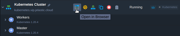 open in browser jakarta ee application