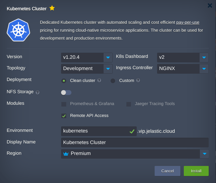 Kubernetes Cluster installation
