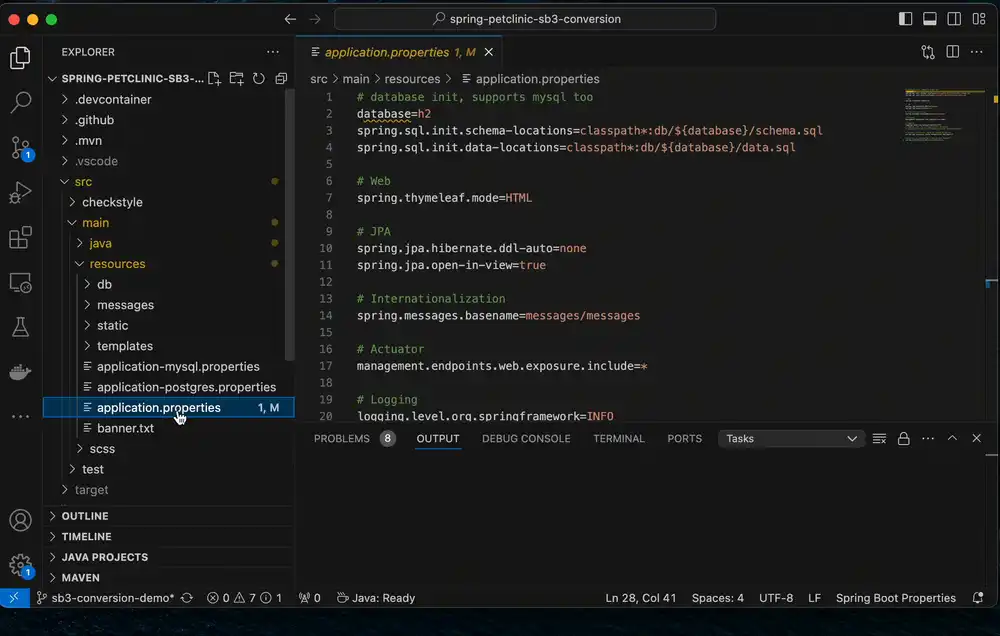 Convert properties