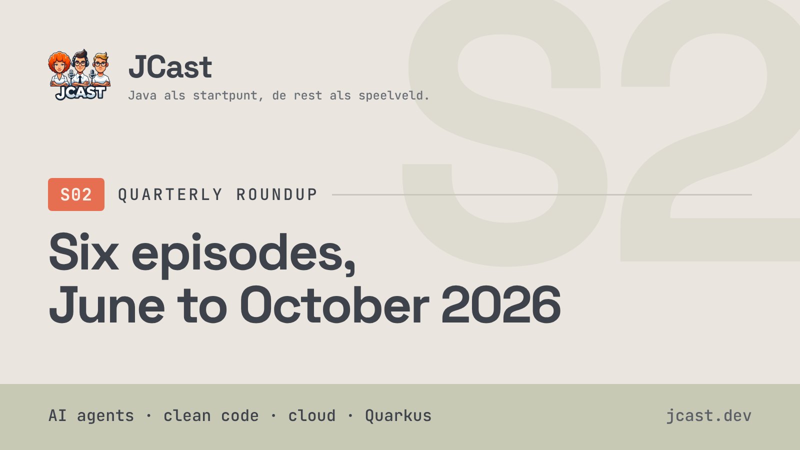 JCast Roundup: AI Agents, Clean Code, Cloud and Quarkus (Summer 2026)