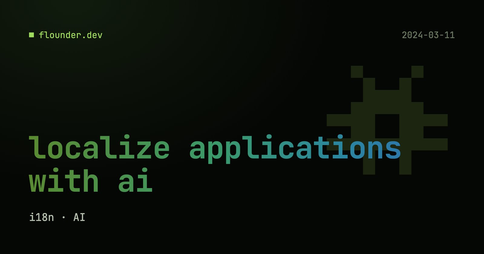 Localize Apps with AI - post banner
