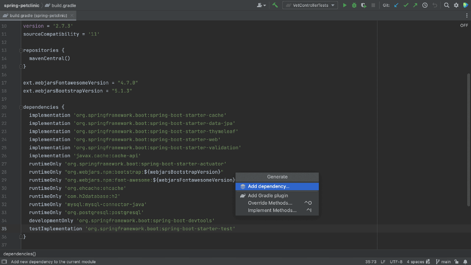 Invoke Package Search in build.gradle Invoke Package Search in build.gradle