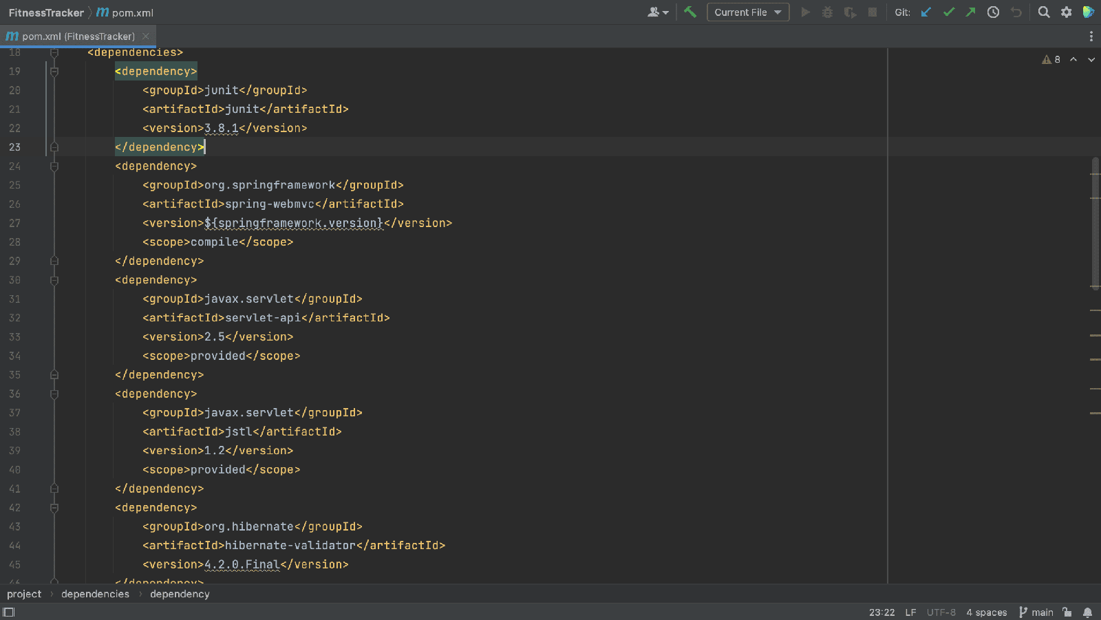 Outdated Dependencies in pom.xml Outdated Dependencies in pom.xml