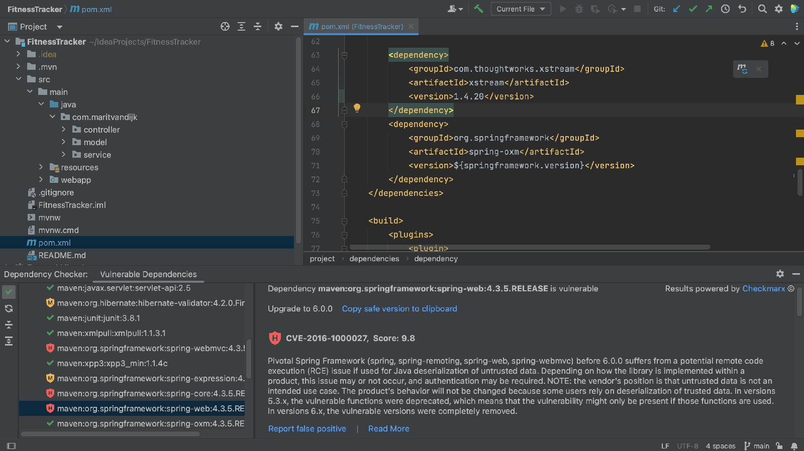 Fixed version from context actions Fixed version from context actions