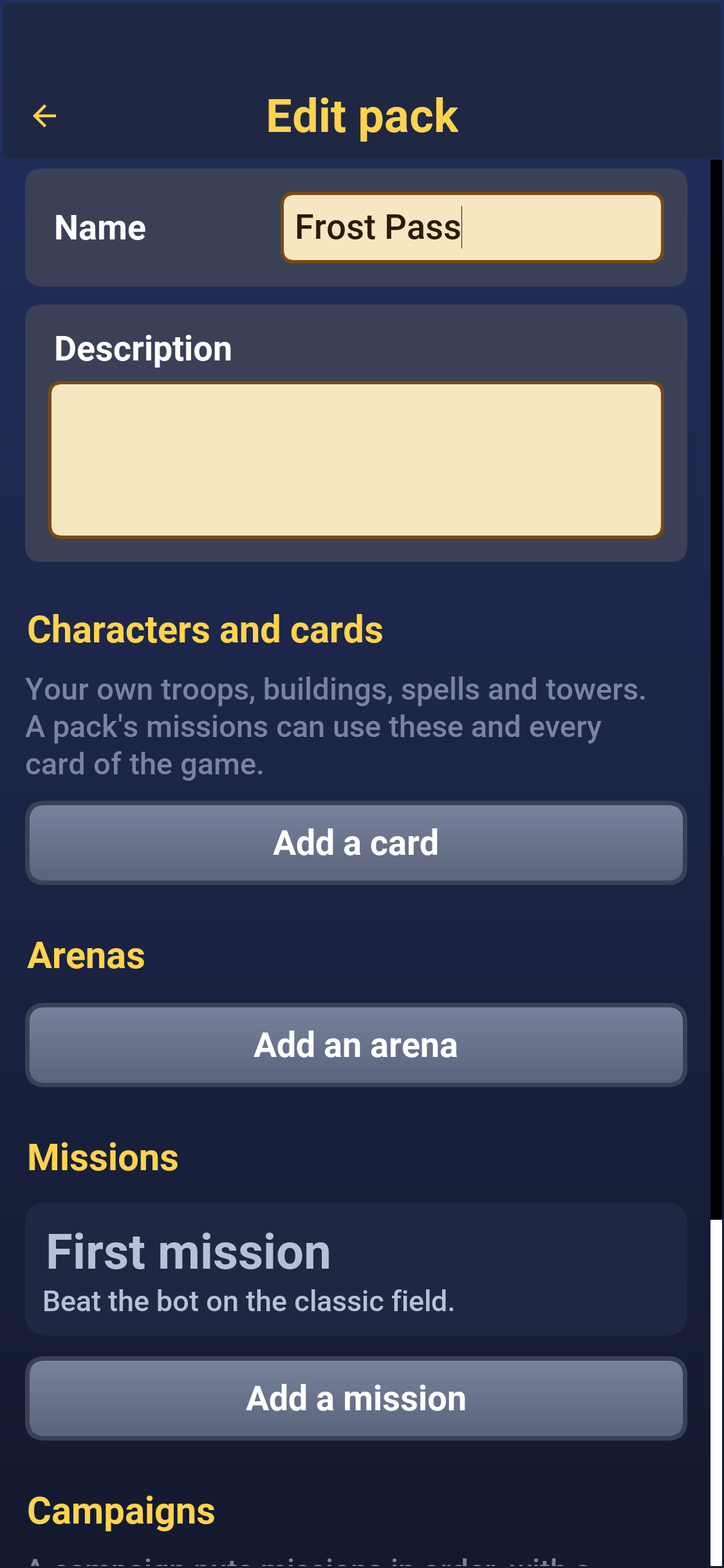 The Forge level editor in Skirmish