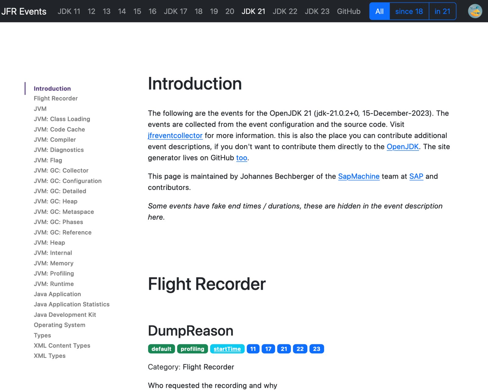 Using AI to Create JFR Event Descriptions