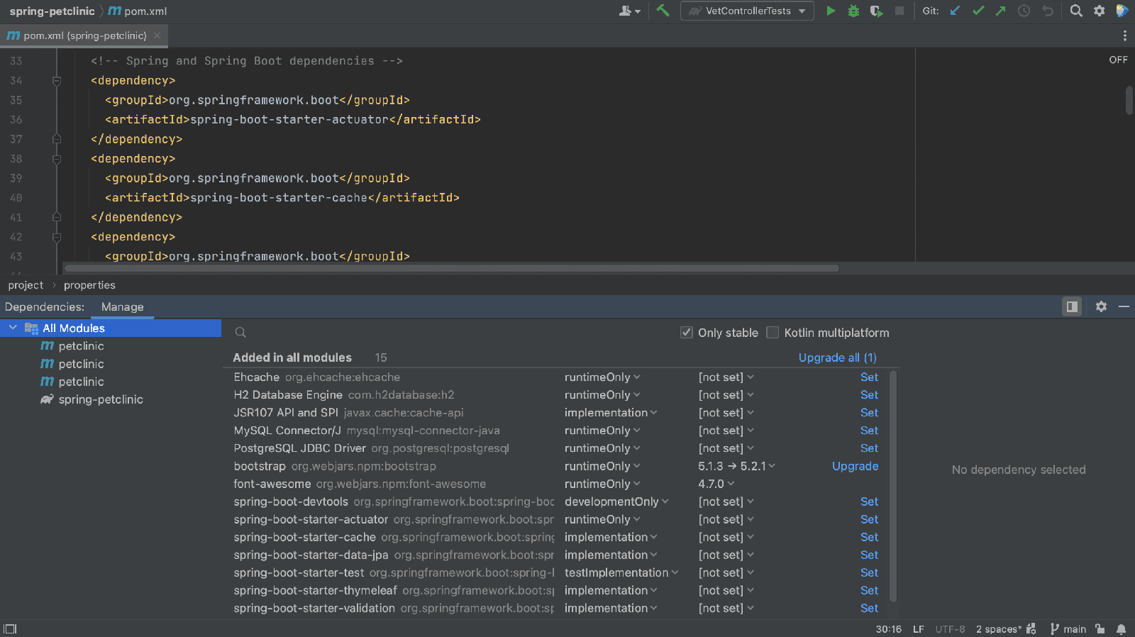 Dependencies Tool Window Dependencies Tool Window