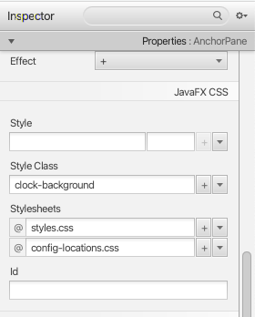 Applying JavaFX CSS