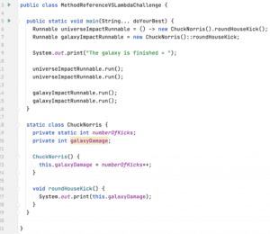 method reference lambda