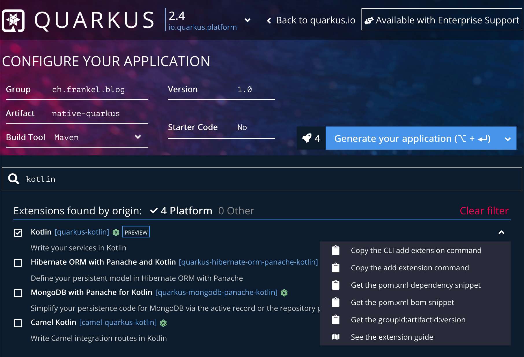 Nativeimage with Quarkus Foojay.io Today