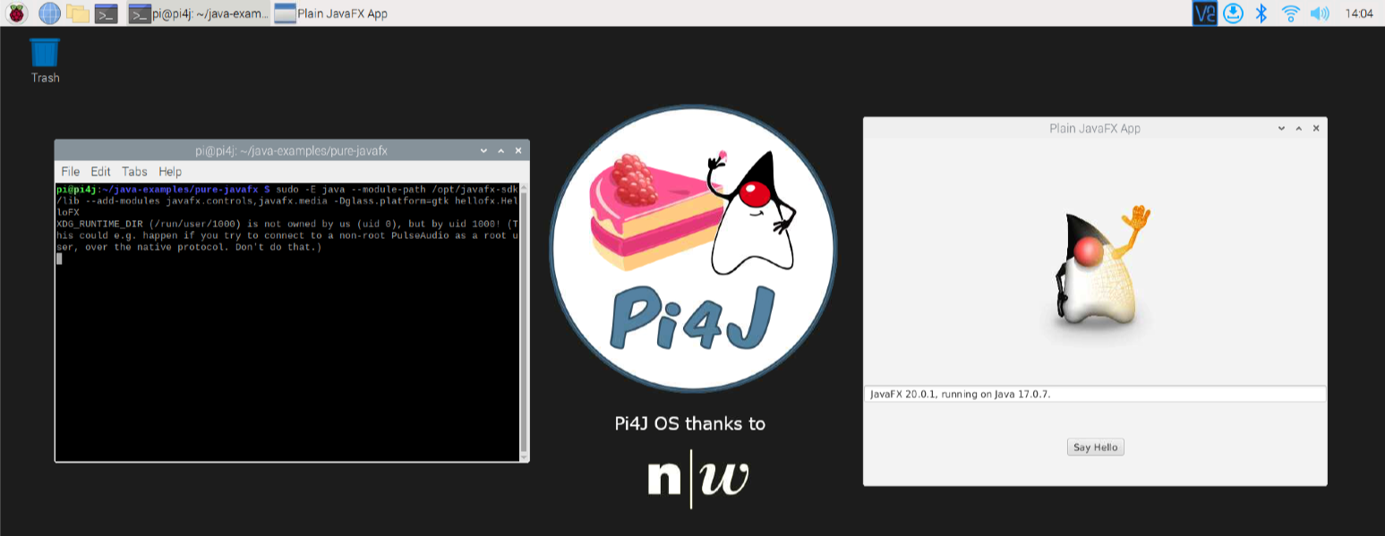 Pi4J Operating System for Java development on Raspberry Pi