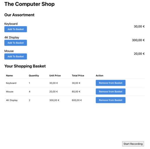 Computer Webshop