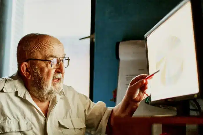 Julien after spending much time staring at his screen making graphs