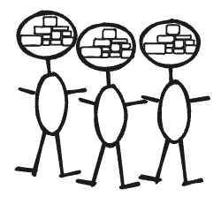 Img.7. Random three people who are dedicated to gathering knowledge and understanding through the process of learning, like Mr. Leonardo DaVinci, Tesla and many others