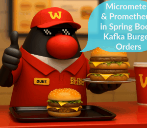 Micrometer & Prometheus in Spring Boot: Kafka Burger Orders